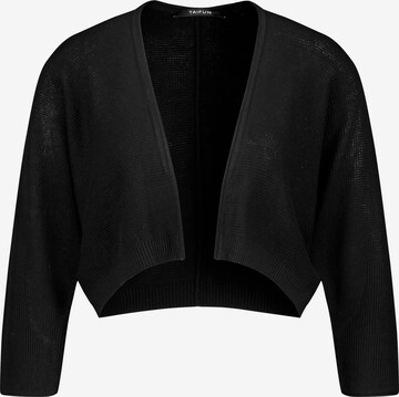 TAIFUN Knit Cardigan in Black: front