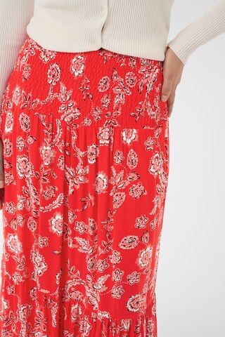 Jupe 'KAmaxi' Kaffe en rouge