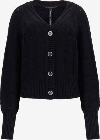 GUESS Knit Cardigan 'BRIELLE' in Black: front