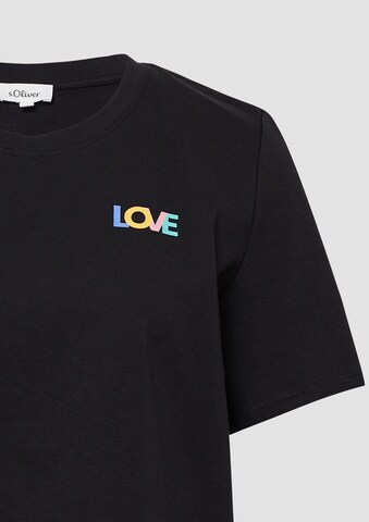 T-shirt s.Oliver en noir