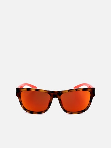 Smith Zonnebril 'Smith EMBER Matt dark brown crystal teal 56/16/135 Women Sunglasses' in Rood