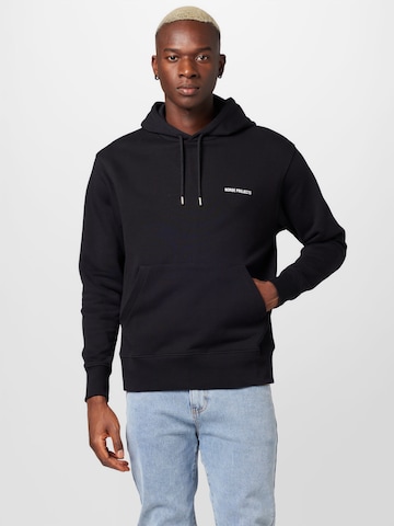 NORSE PROJECTSSweater majica 'Arne' - crna boja: prednji dio