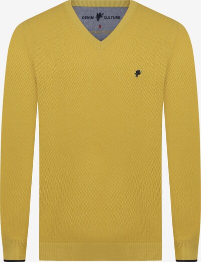 DENIM CULTURE Sweater ' ROMEO ' in Navy / Yellow, Item view