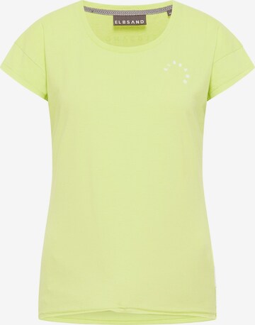 T-shirt 'Rea' Elbsand en vert : devant