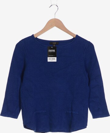 123 Paris Sweater & Cardigan in S in Blue: front