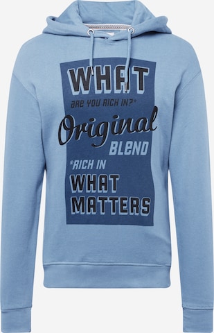 BLEND Sweatshirt in Blauw: voorkant