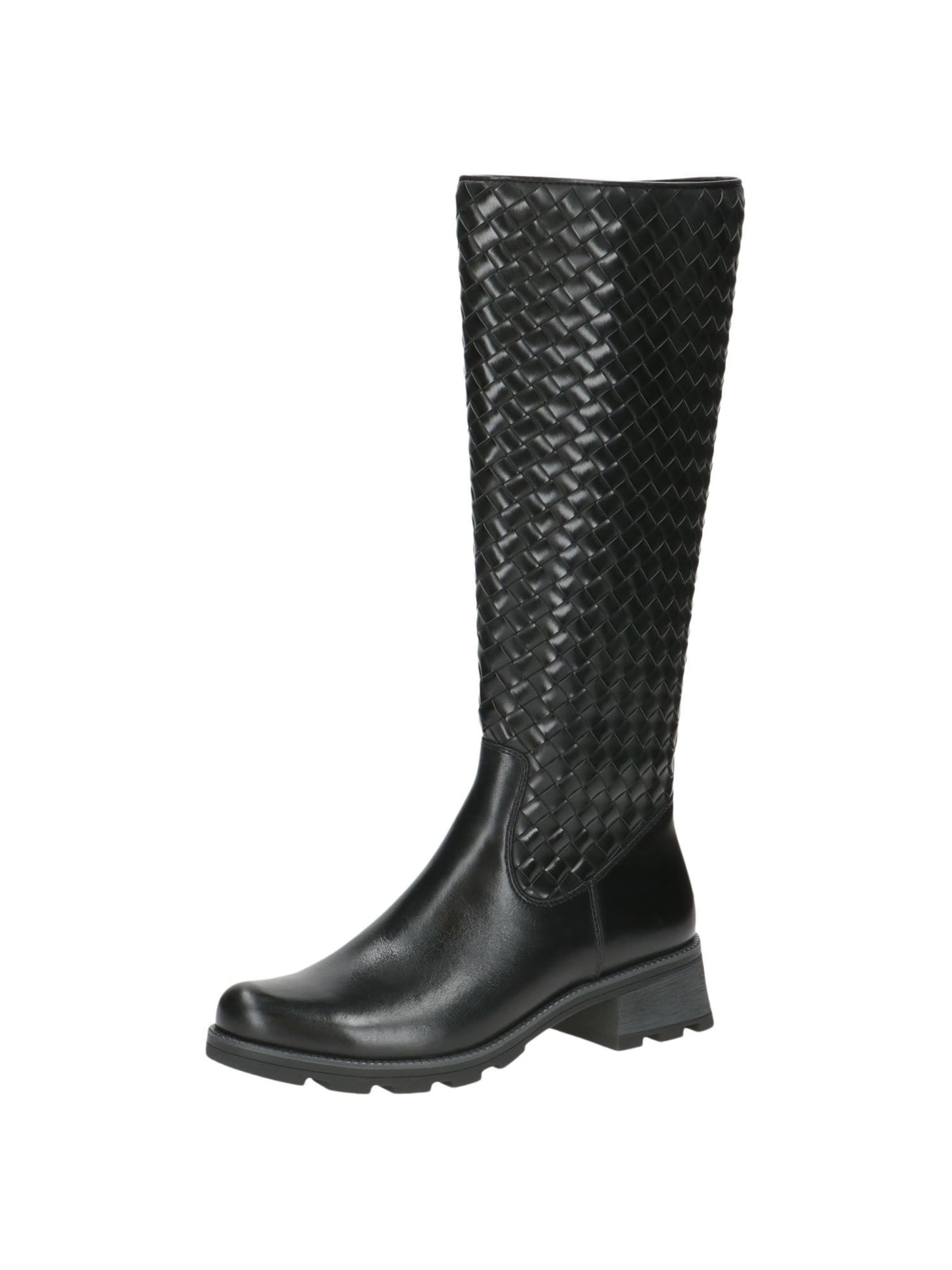 Bottes CAPRICE en noir : devant