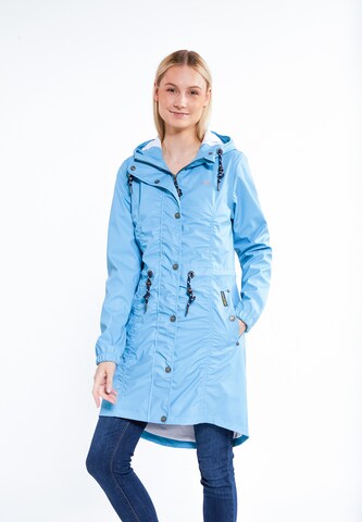 Schmuddelwedda Raincoat in Blue: front