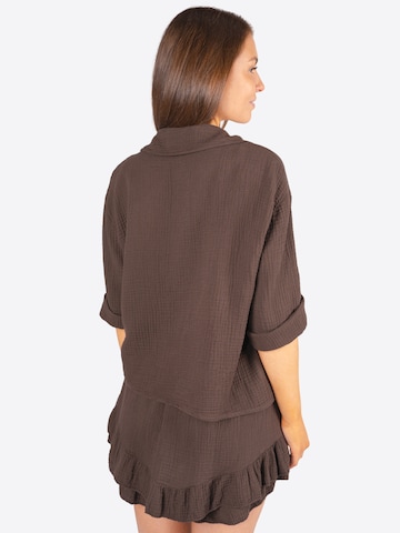 Chemisier 'Celina' Seasons of April en marron