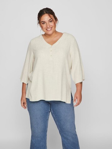 EVOKED Bluse in Beige: Vorderseite