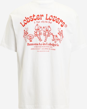 On Vacation Club T-Shirt 'Lobster Lovers' in Weiß