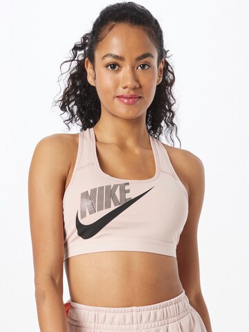 Nike Sportswear Bustier BH in Pink: predná strana