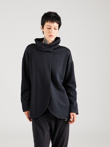 NIKE Sportief sweatshirt in Zwart: voorkant