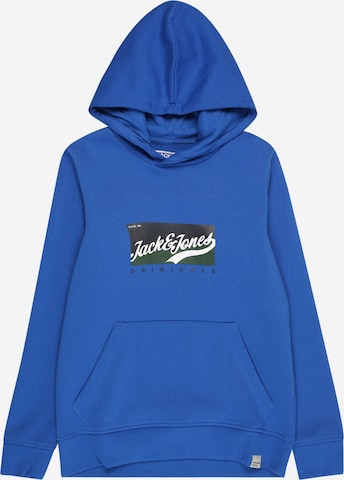 Jack & Jones Junior Sweatshirt 'BECKS' in Blue: front