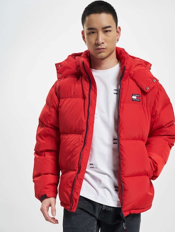 Tommy Jeans Winter Jacket 'Alaska' in Red