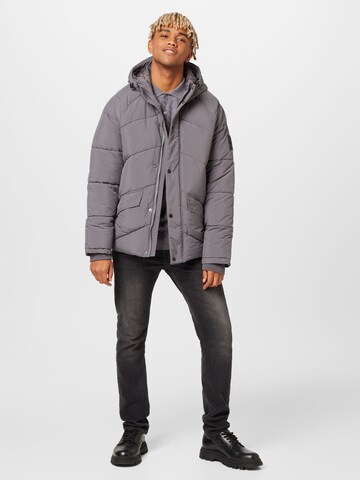 BURTON MENSWEAR LONDON Jacke 'Diagonal' in Grau