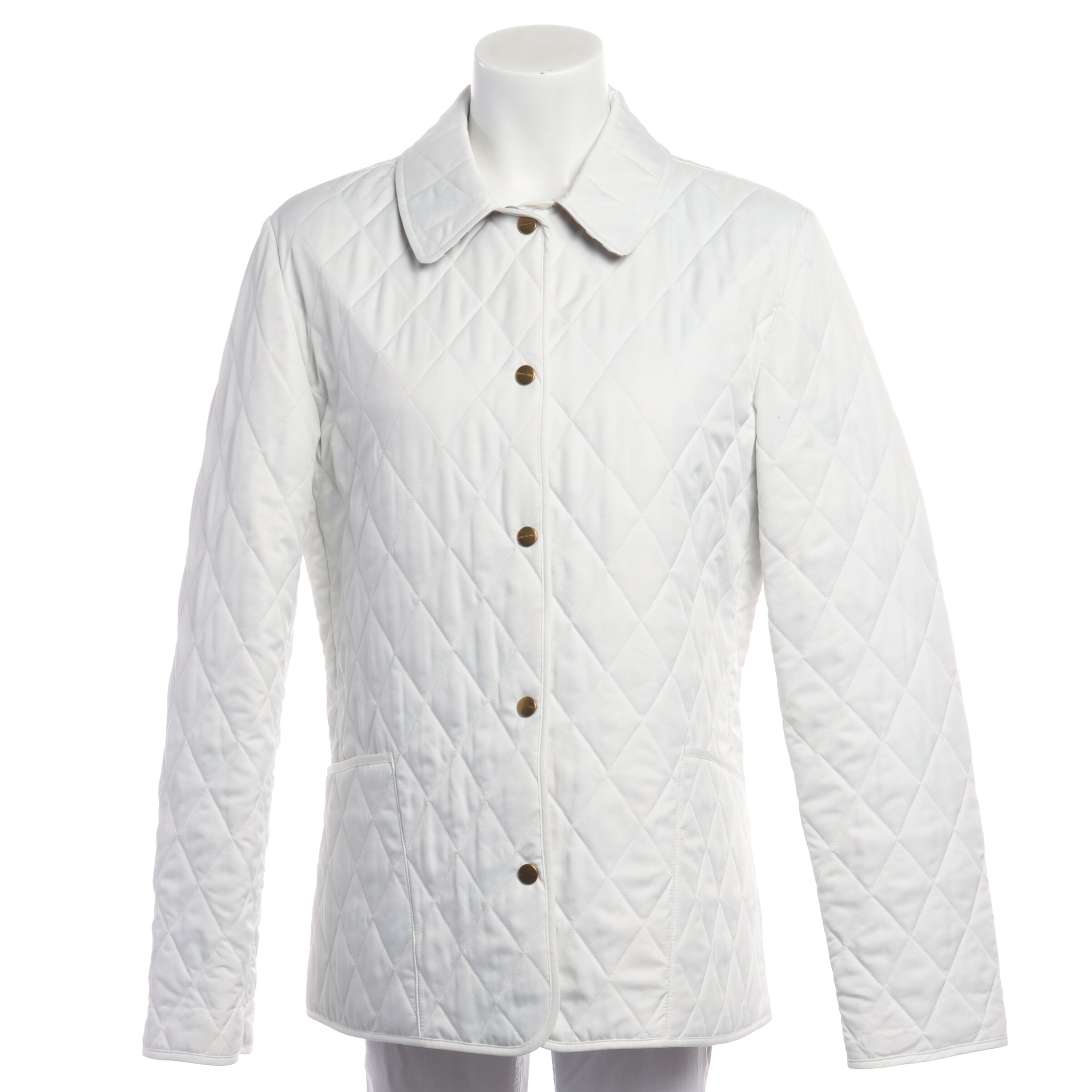 BURBERRY Jacket & Coat in M in White: front