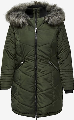 ONLY Carmakoma Winterjacke in Grün: Vorderseite