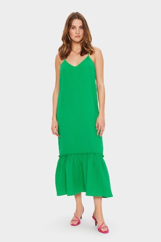 SAINT TROPEZ Dress 'Narine' in Green: front