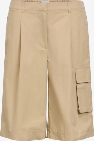 OBJECT Loosefit Bukser 'OBJYaya' i beige: forside