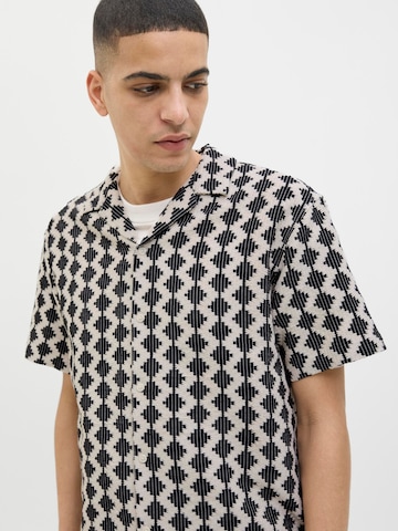 JACK & JONES Классический крой Рубашка 'JORSummer Luke' в Черный