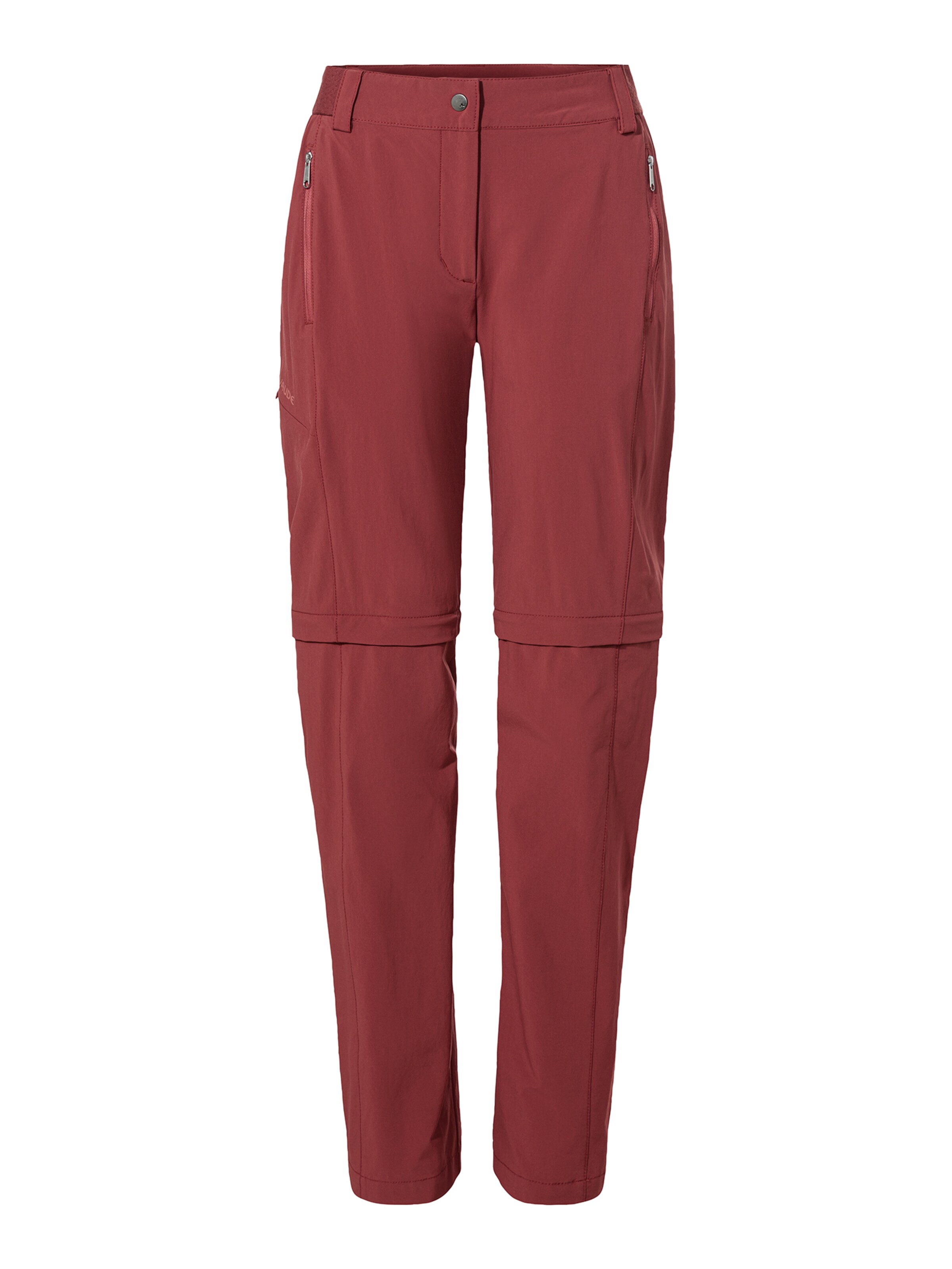 VAUDE Regular Outdoorbroek 'Farley' in Rood: voorkant