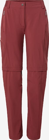 VAUDE Regular Outdoorhose 'Farley' in Rot: Vorderseite