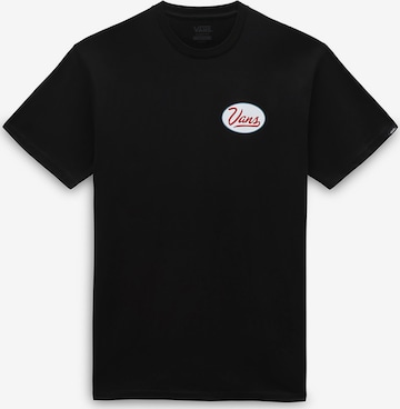 VANS - Camiseta 'GAS STATION' en negro: frente