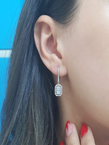 EinStein Diamant Earrings in Silver