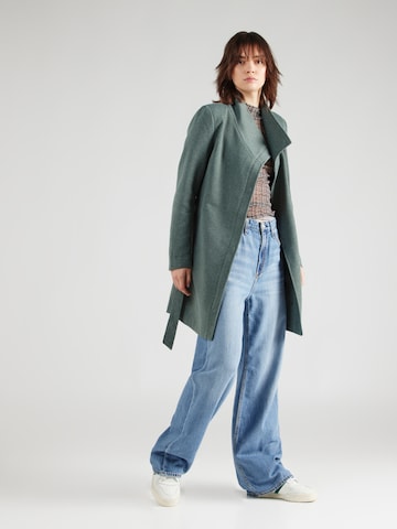 Manteau mi-saison 'ELLI' ONLY en vert