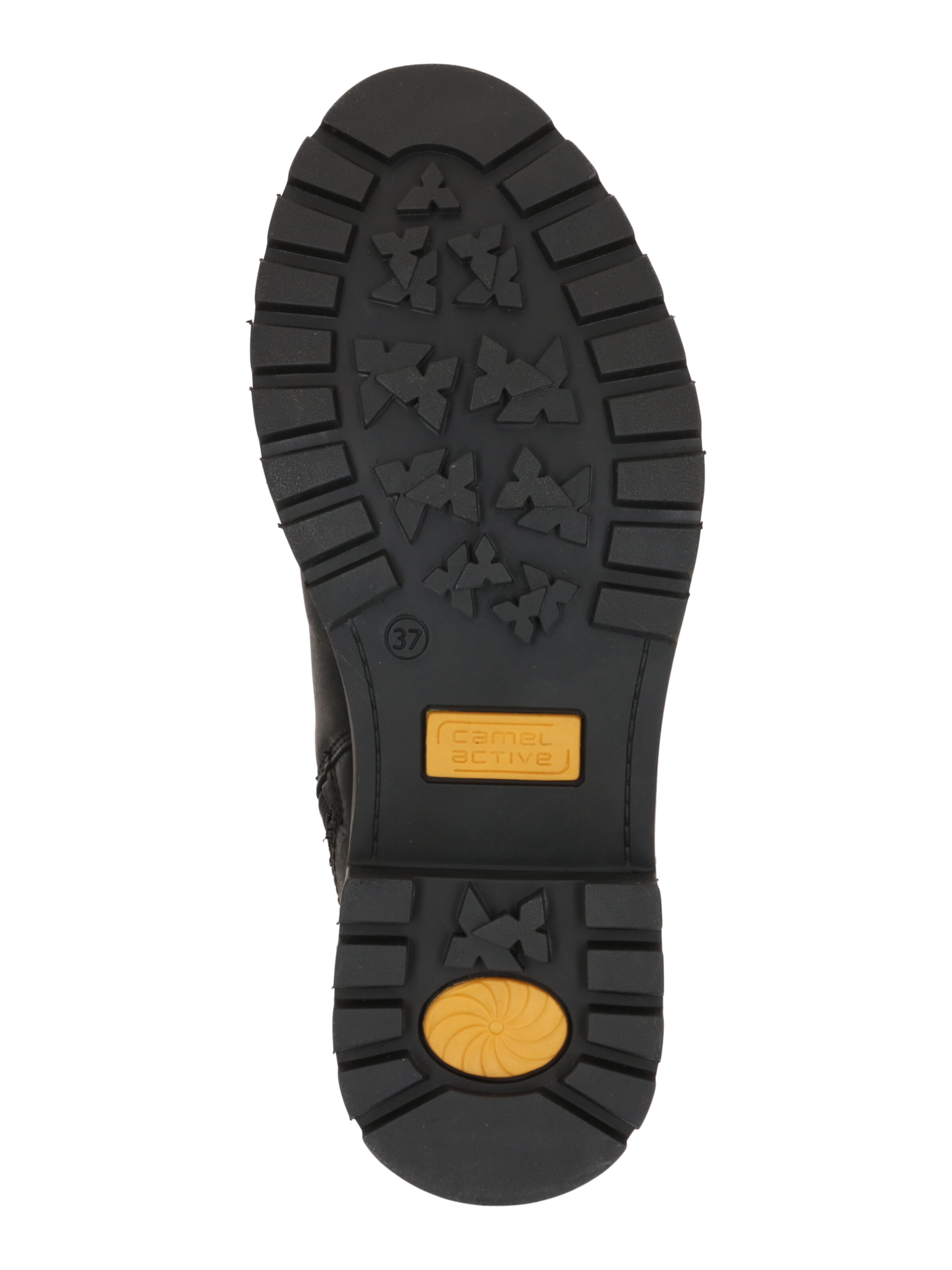 CAMEL ACTIVE Gležnarji z vezalkami 'TREK' | črna barva