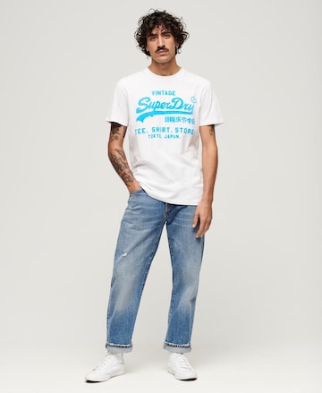 T-Shirt Superdry en blanc