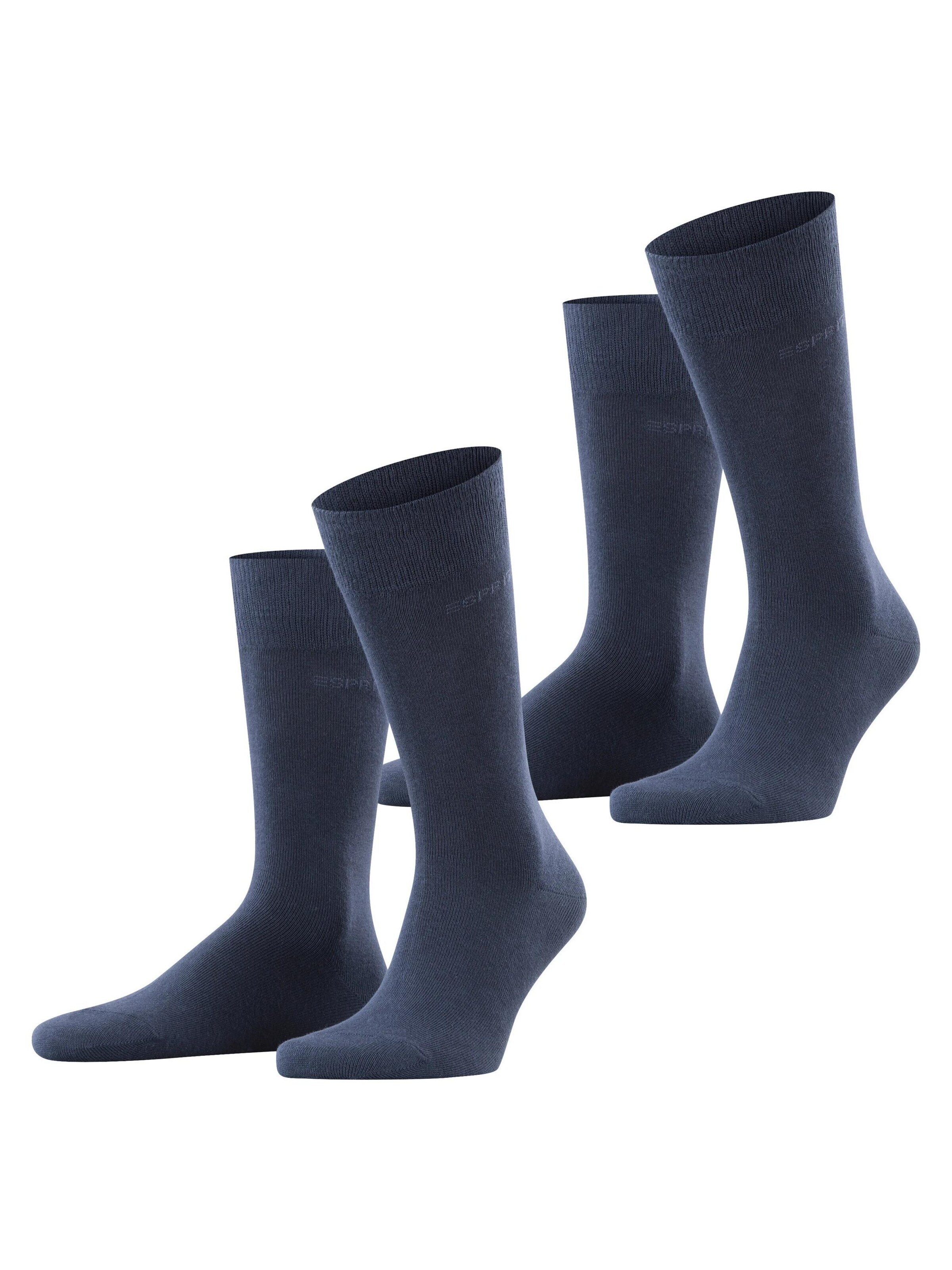 ESPRIT Socken 'Basic Uni 2-Pack'‌ in Blau: Vorderseite