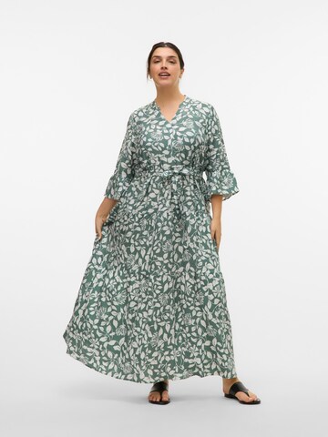 Robe-chemise 'VERA' Vero Moda Curve en vert