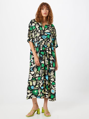 Monki Blousejurk in Groen: voorkant