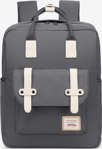 Kono Rucksack in Grau: Vorderseite