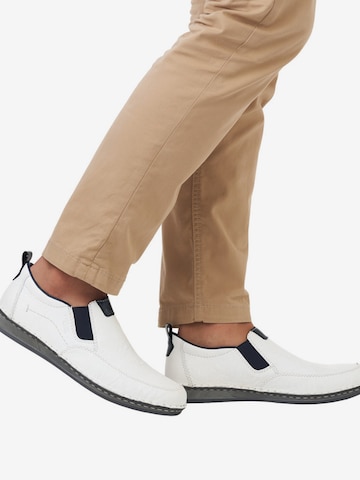 Rieker - Zapatillas sin cordones en blanco