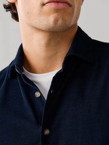 Hackett London Regular Fit Hemd in Blau