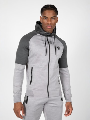 Veste de sport Gorilla Wear en gris : devant