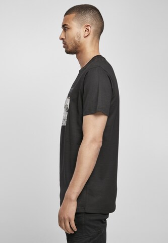 Mister Tee T-Shirt 'Pizza Moon Landing' in Schwarz