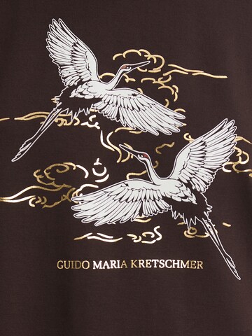 Guido Maria Kretschmer Women Μπλουζάκι 'Colleen' σε καφέ