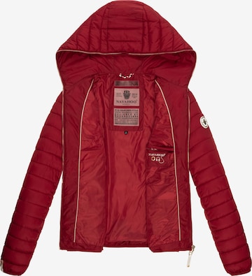 NAVAHOO Between-Season Jacket 'Ich Bin Hübsch' in Red