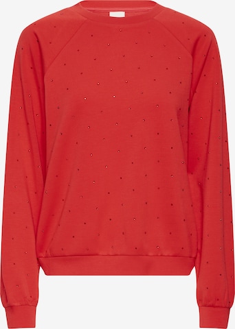 ICHI - Jersey 'Amias LS' en rojo: frente
