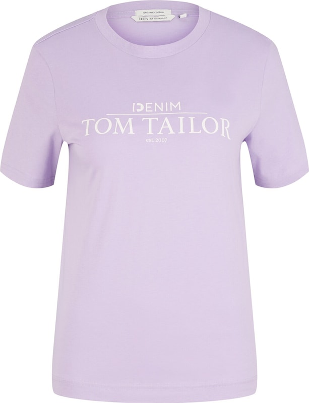 TOM TAILOR DENIM T-Shirt in Pastelllila