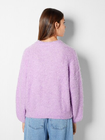 Bershka Sweater in Purple