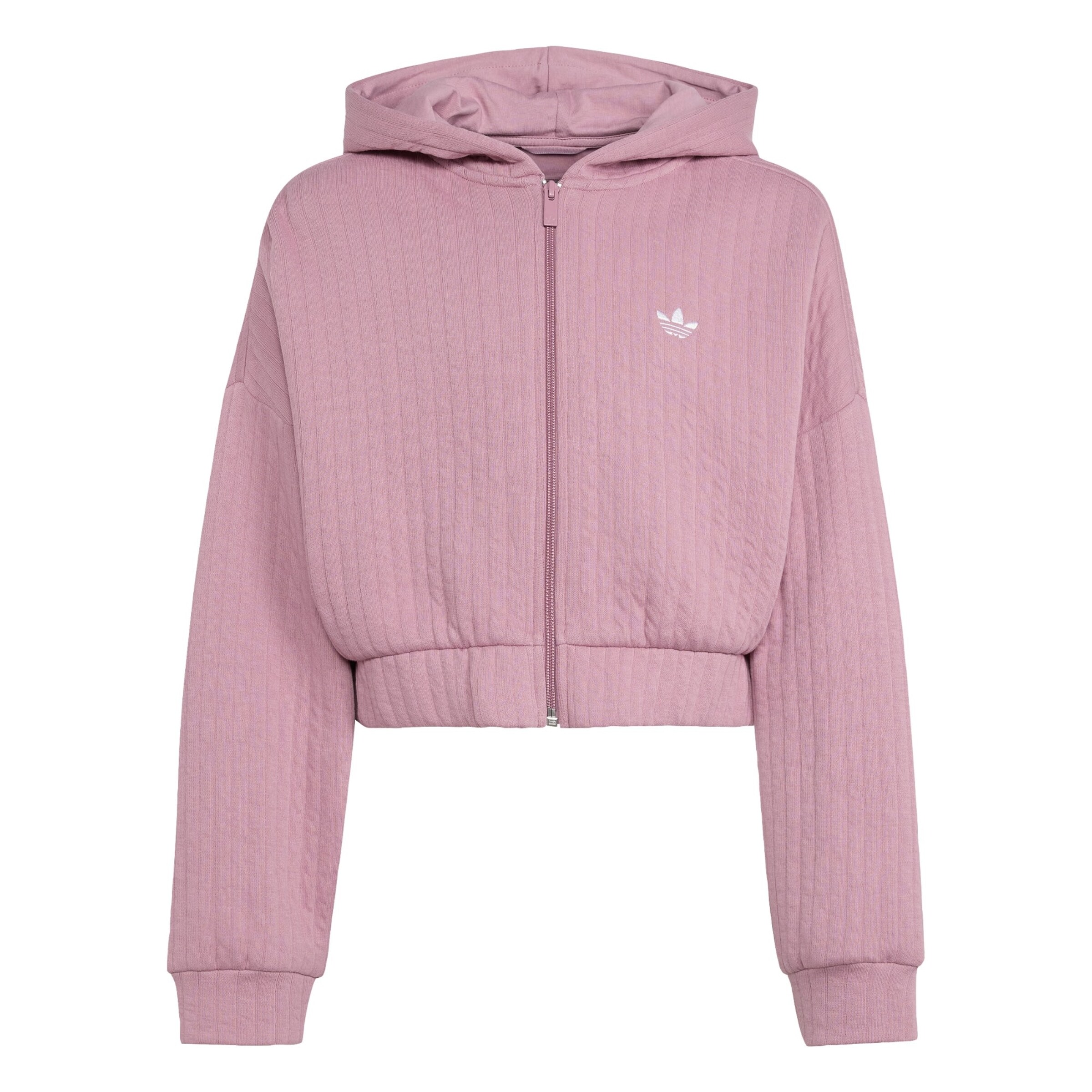 Giacca di felpa di ADIDAS ORIGINALS in lilla: frontale