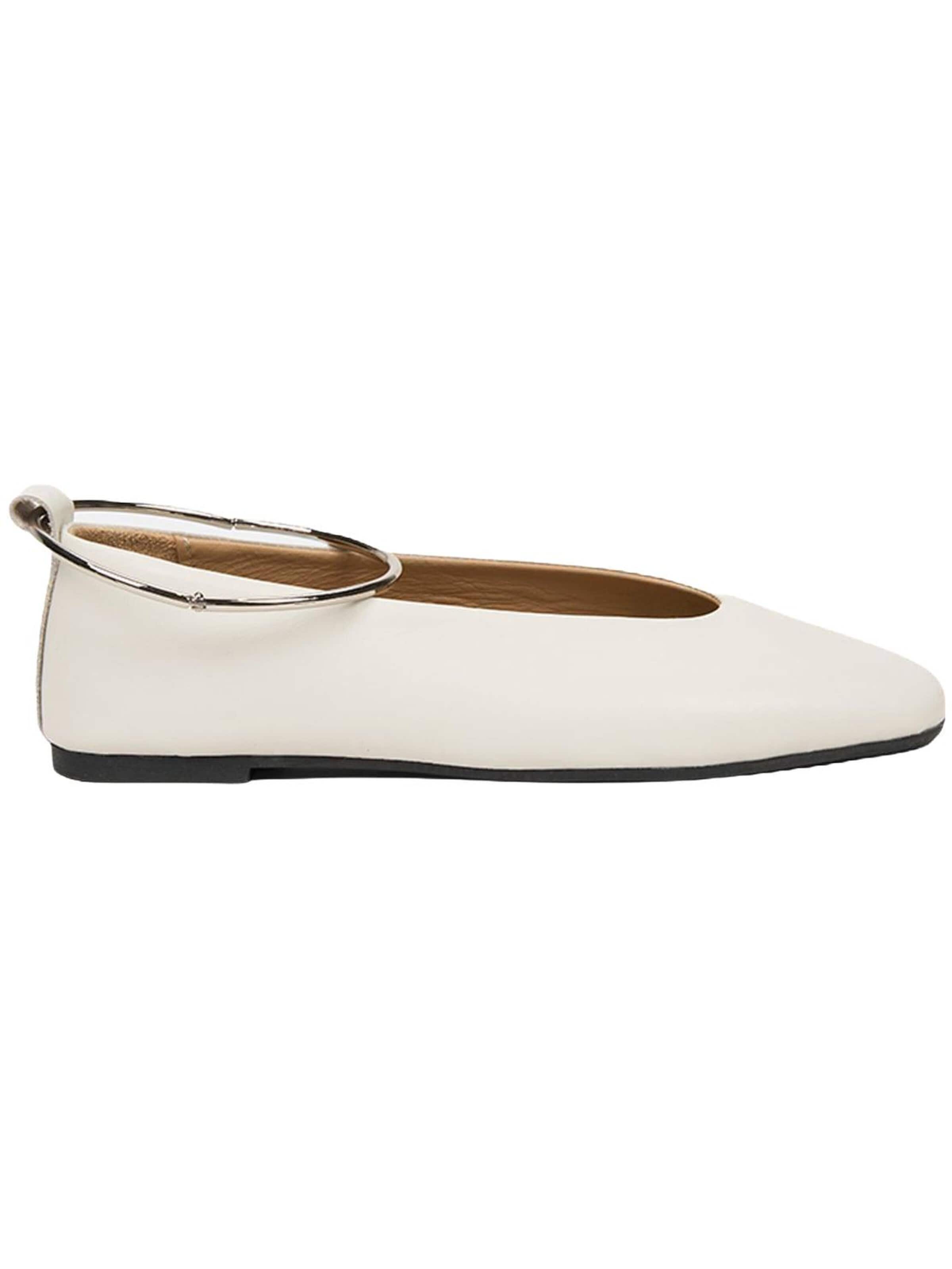 Desa Ballet Flats 'Ballerinen' in White