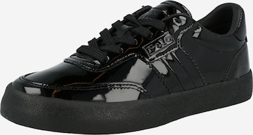 Sneaker low de la Polo Ralph Lauren pe negru: față