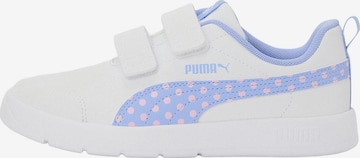 PUMA Tennarit 'Courtflex V3 Dotty V' värissä valkoinen: etupuoli