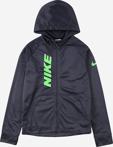 Veste de survêtement NIKE en bleu : devant